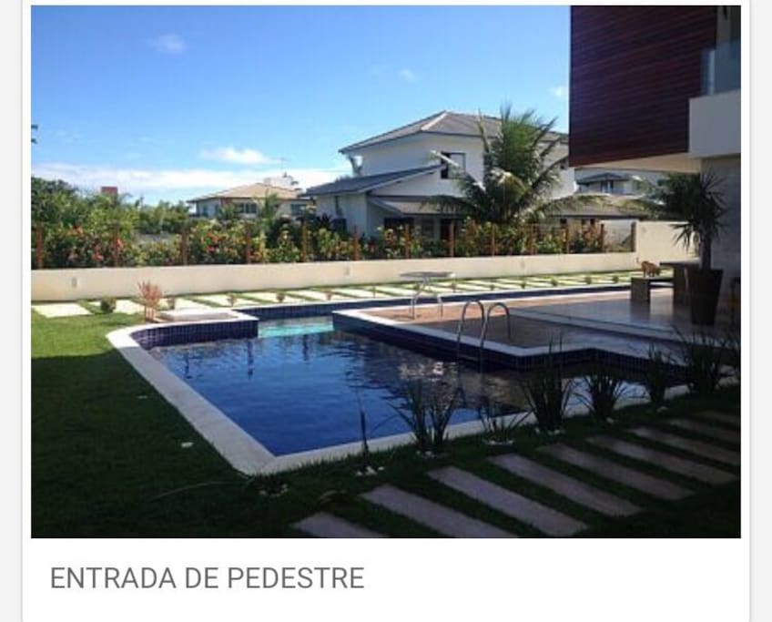 Piscina com Prainha e Raia
