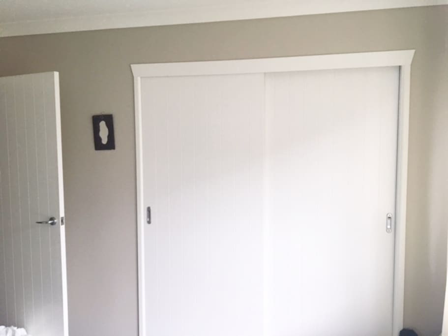 Double wardrobe space
