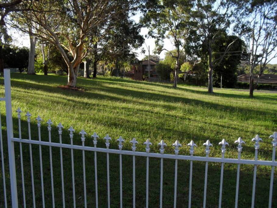 overlooking park