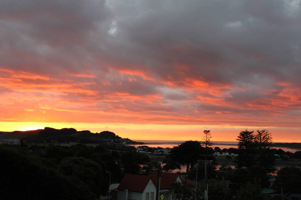 Sunset from the deck