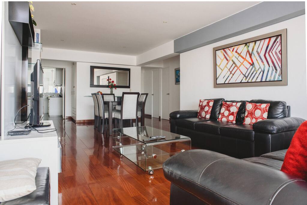 Living room and dinning area.