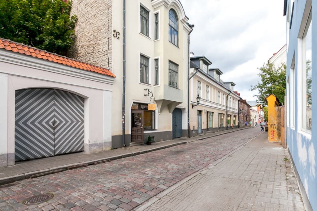 The apartment is in the heart of the UNESCO protected Tallinn Old Town.