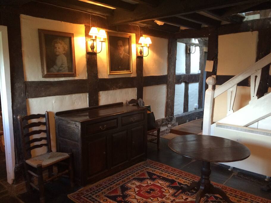 Beautiful entrance hall at the Farmhouse