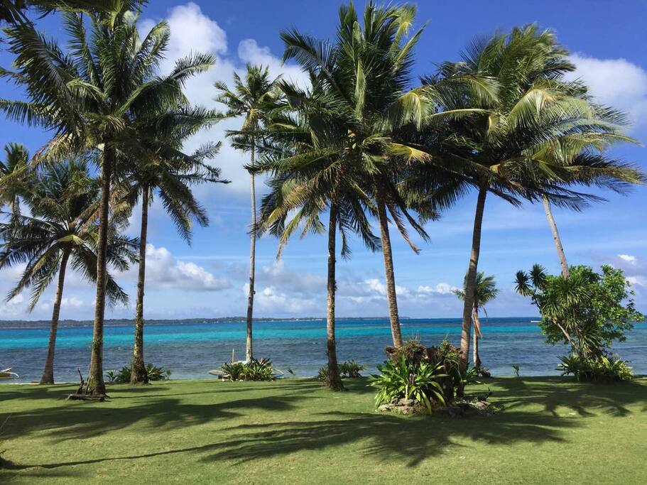 View of the sea from the main house..