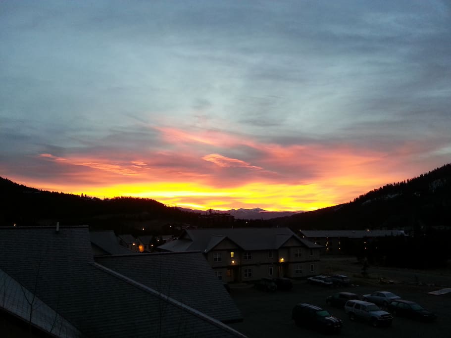 Sunrise from the Master Bedroom and Living Room