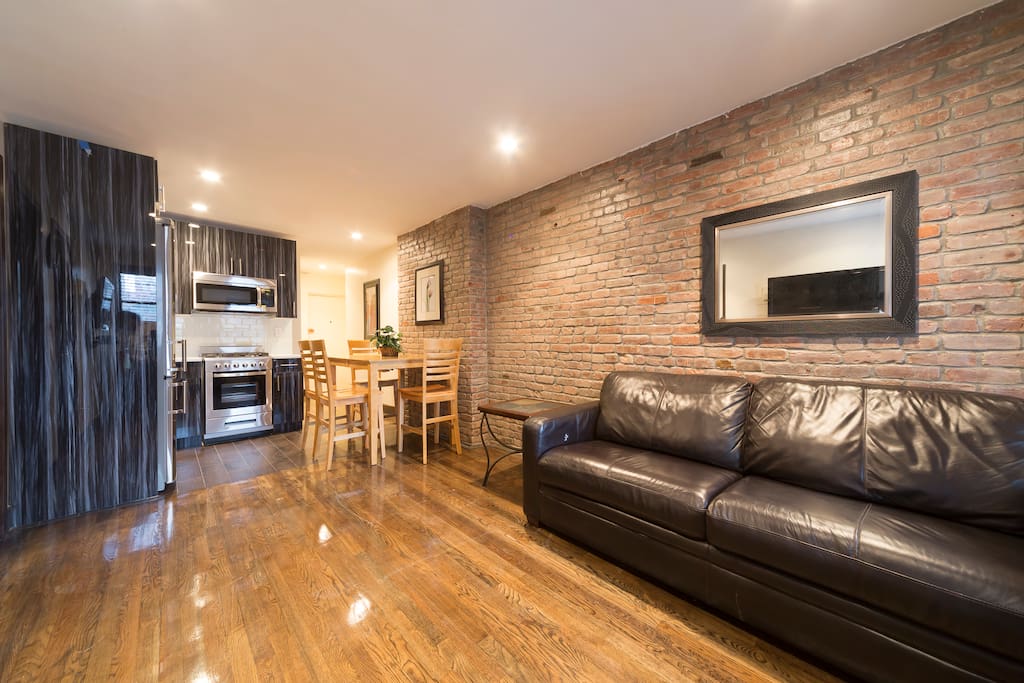 Spacious Living Room, and Open Kitchen