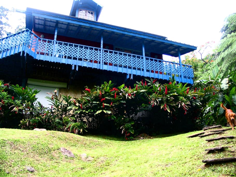 balcony practically runs around the house so you can enjoy the surrounding view