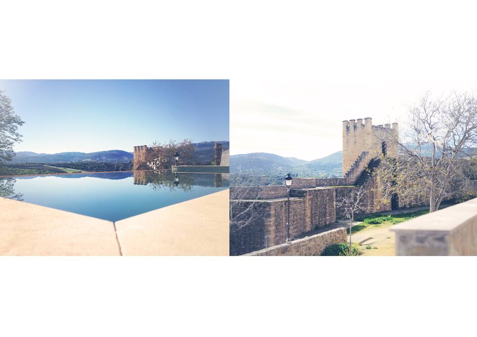 infinity pool and views