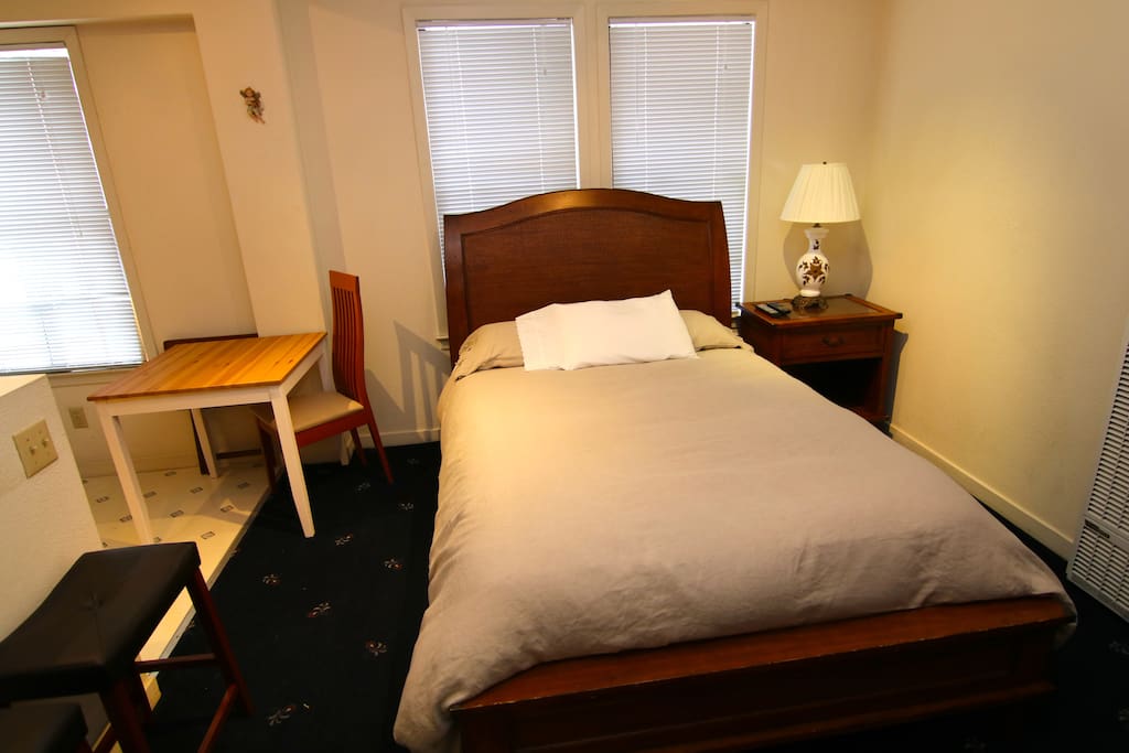 Bed w/ New Sheets