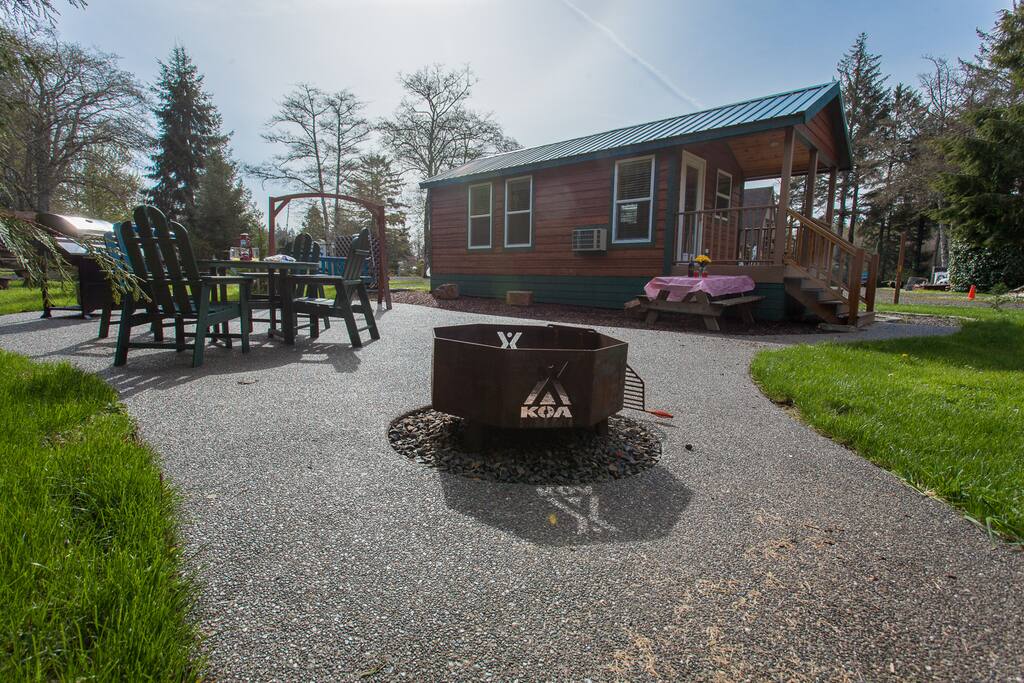 View of the patio area