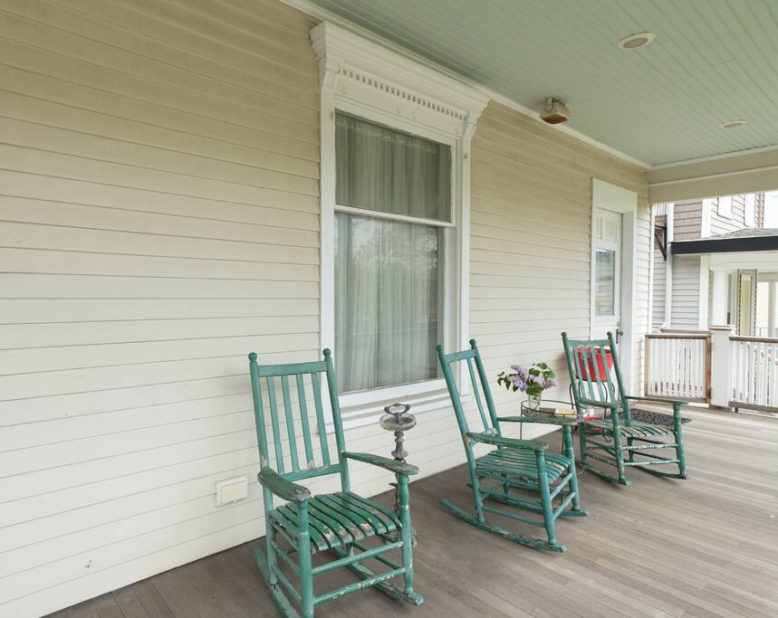 Relax on the front porch