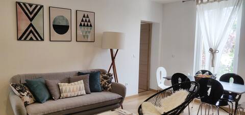 Beautiful, modern and peaceful 3 rooms.