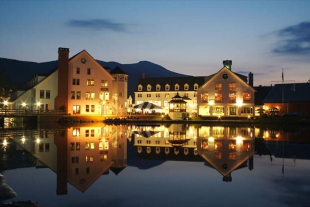 Town Square at Night.
