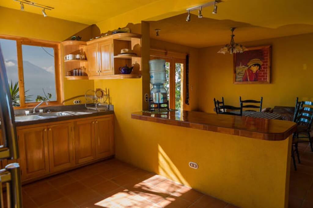 Kitchen and dining room
