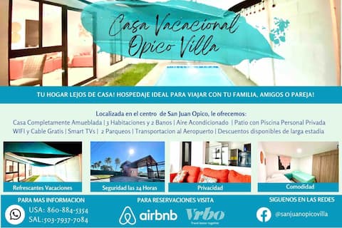 Refreshing Opico Villa w/ Private Backyard & Pool
