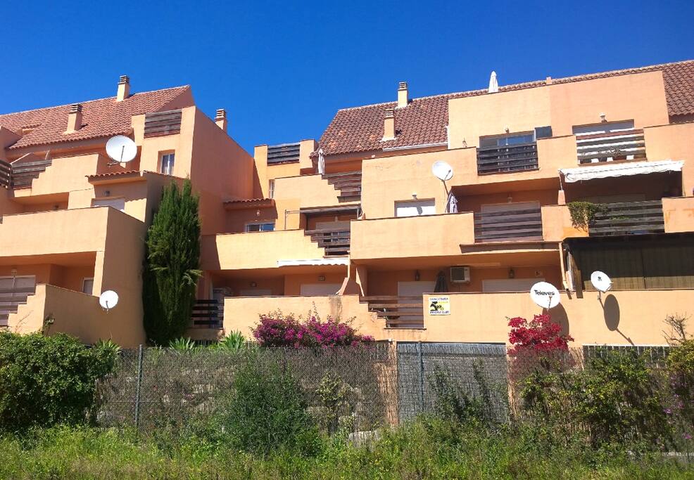 Apartment view from the outside