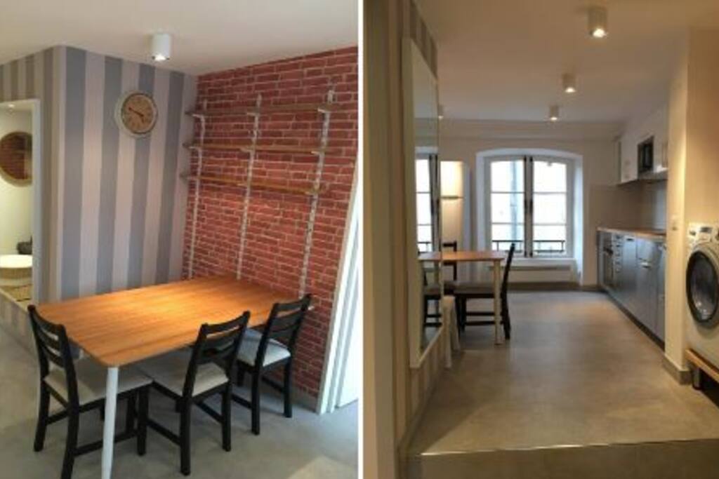Cuisine ouverte sur salon