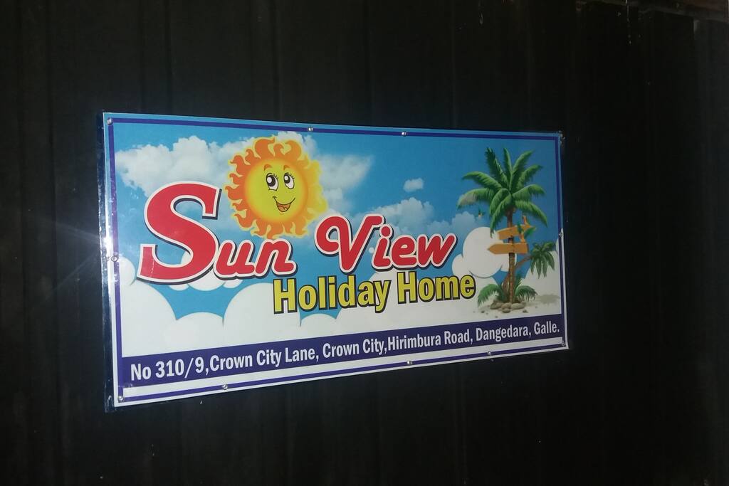 Name board of the Holiday Home