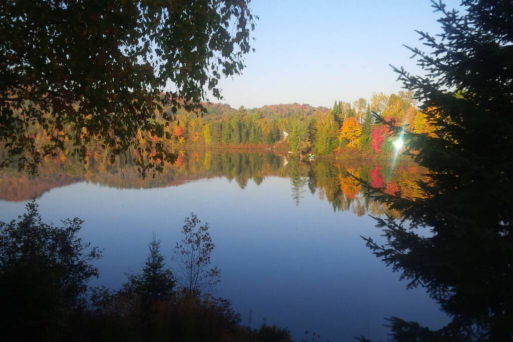 Bord du lac vue arrière