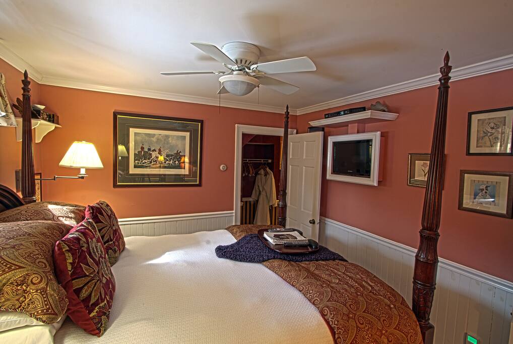 Your room includes TV, cable, DVD player & AC!