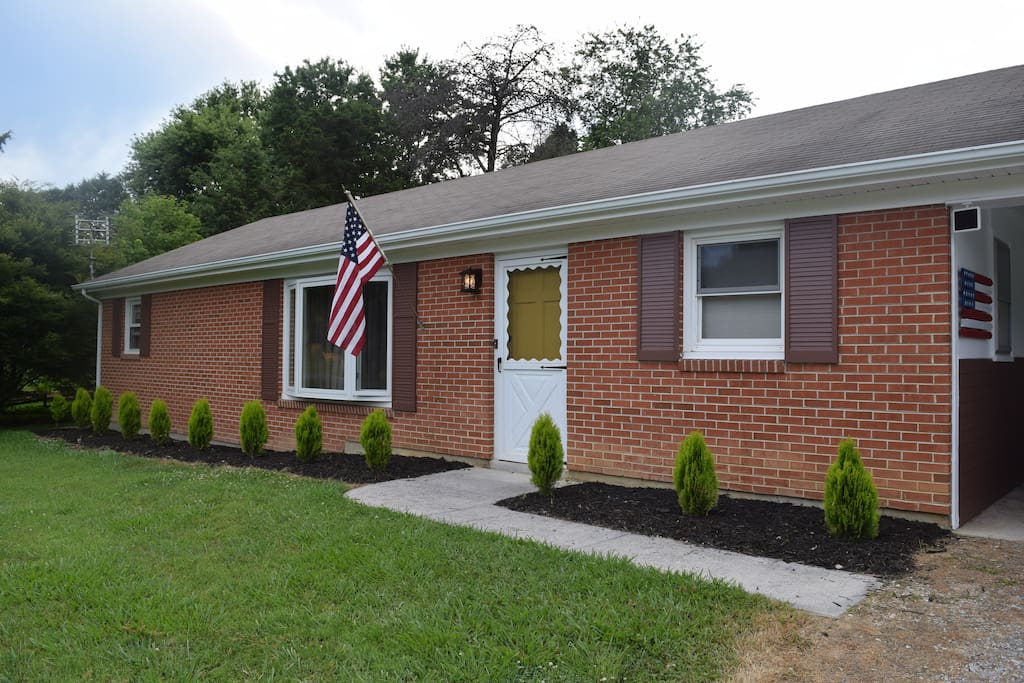 Front of the house.