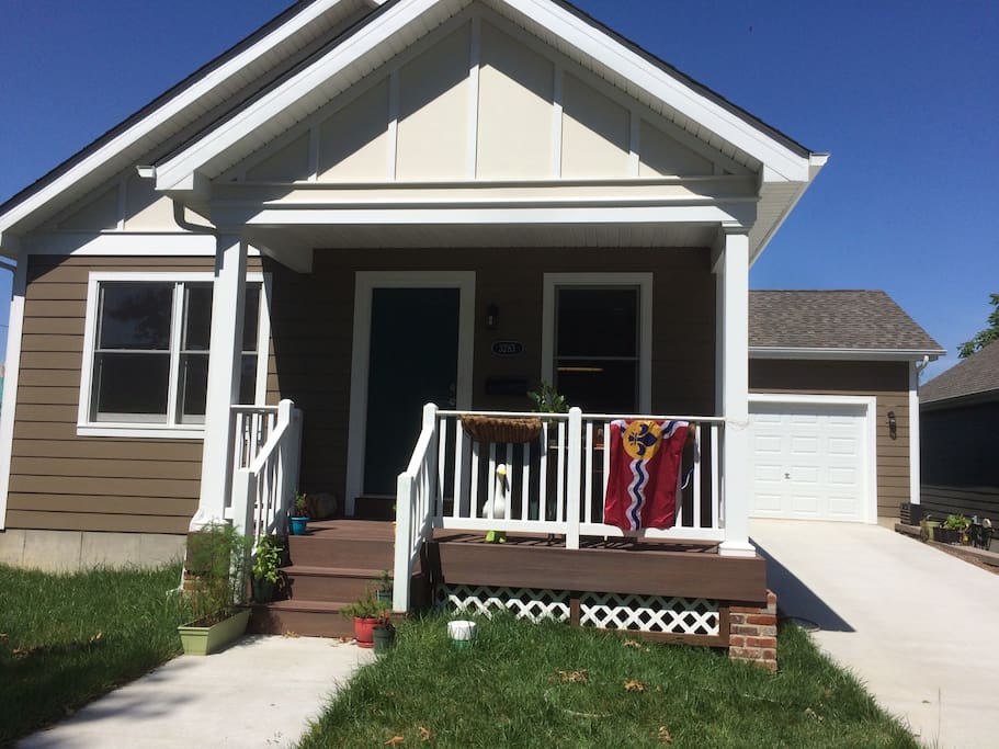 The house! Five short-blocks from Tower Grove Park