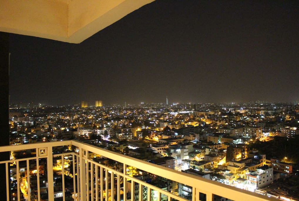 That's the view from the balcony