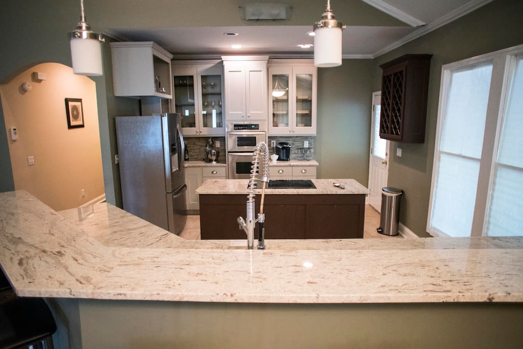 Kitchen fully stocked