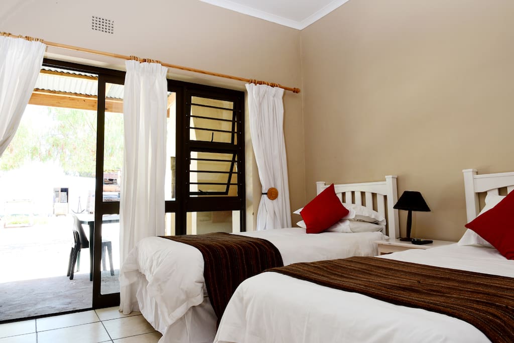Room with patio and braai area