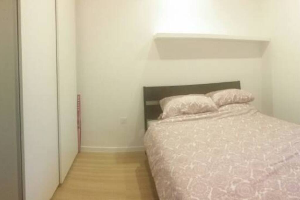 Master bedroom with private access to balcony