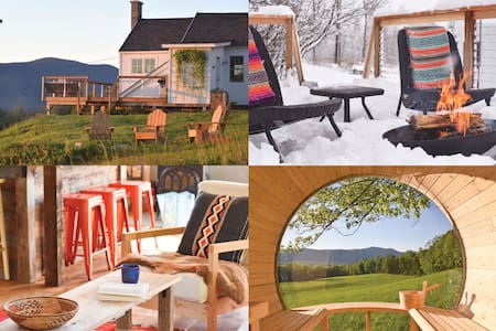Vermont Schoolhouse Farm Cottage - Sauna + Hot Tub