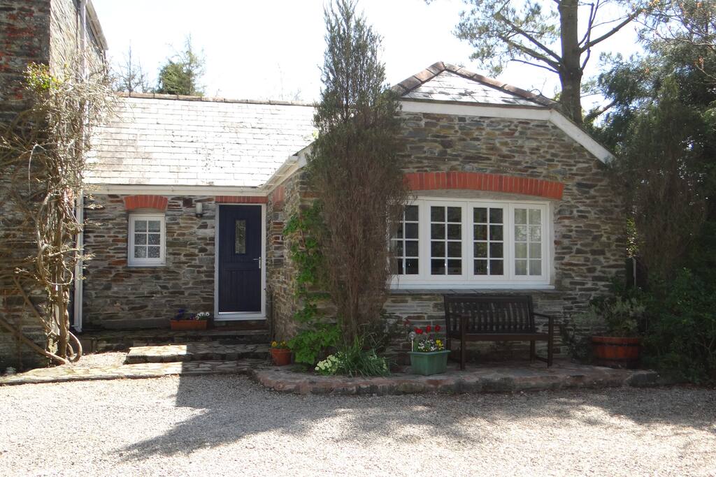 The self contained annex, with parking for one car outside and its own private entrance.
