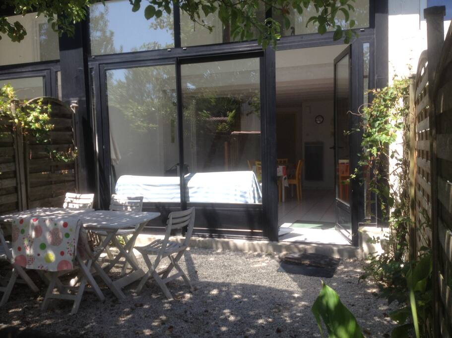 Terrasse ombragée