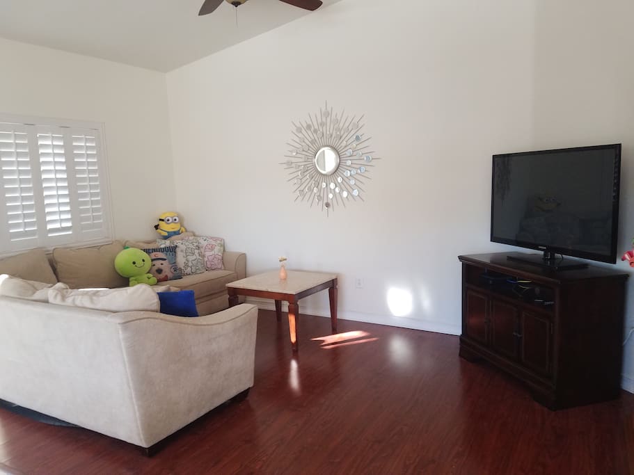 Open living room space