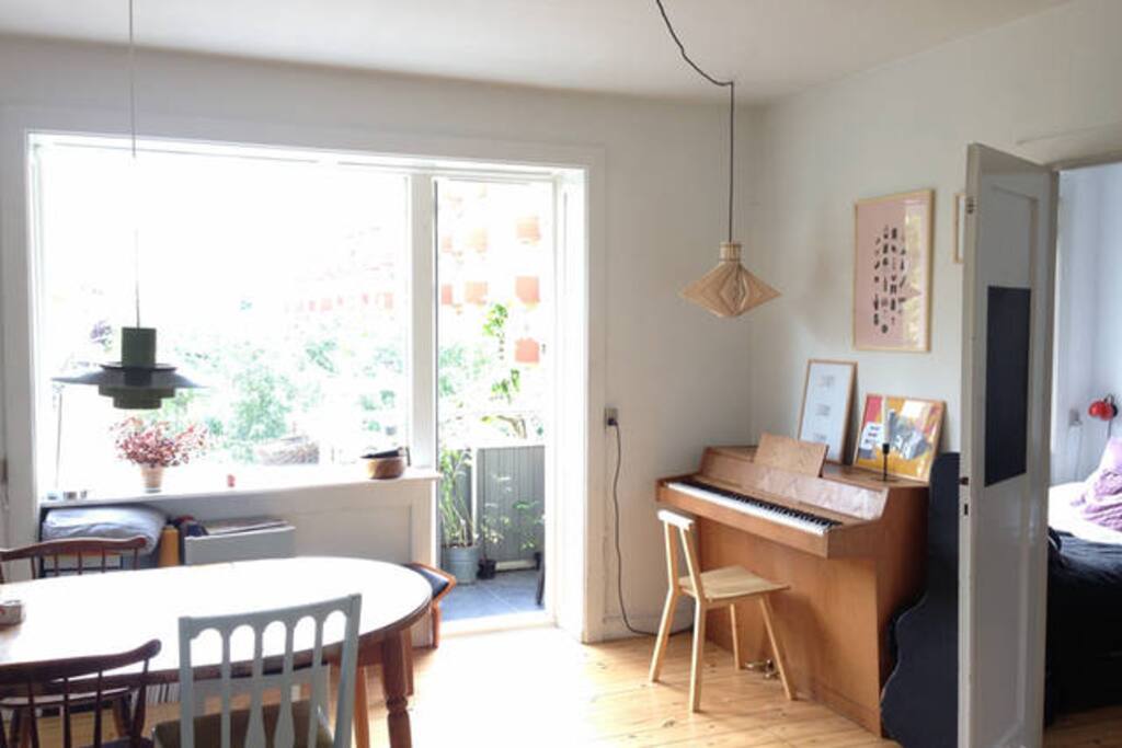 Your private room with balcony (normally the living room)