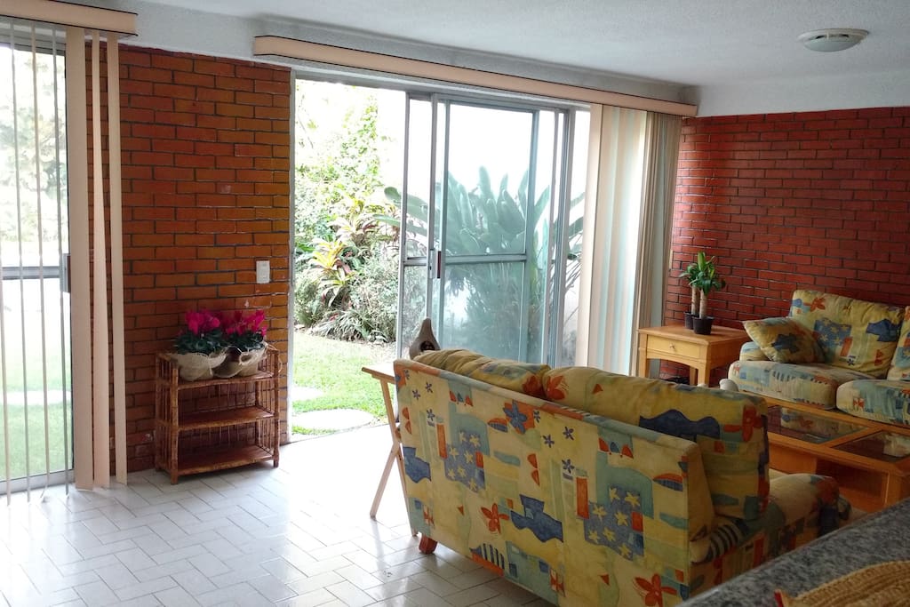 Living Room with Garden view.