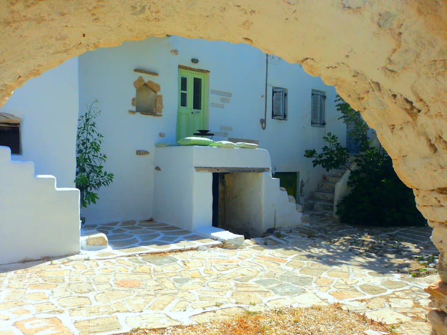 View of the inner court entrance