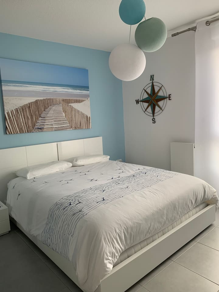 موضوع المحيط غرفة النوم الثانية