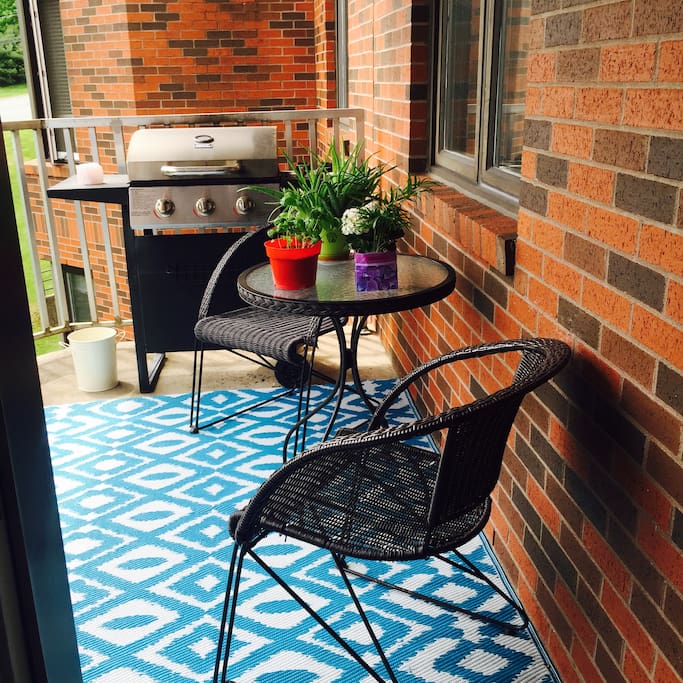 Small deck off living room