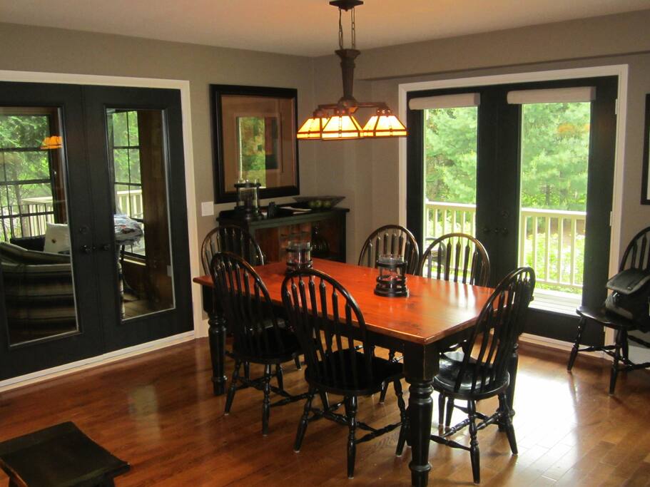 Dining area with a view!