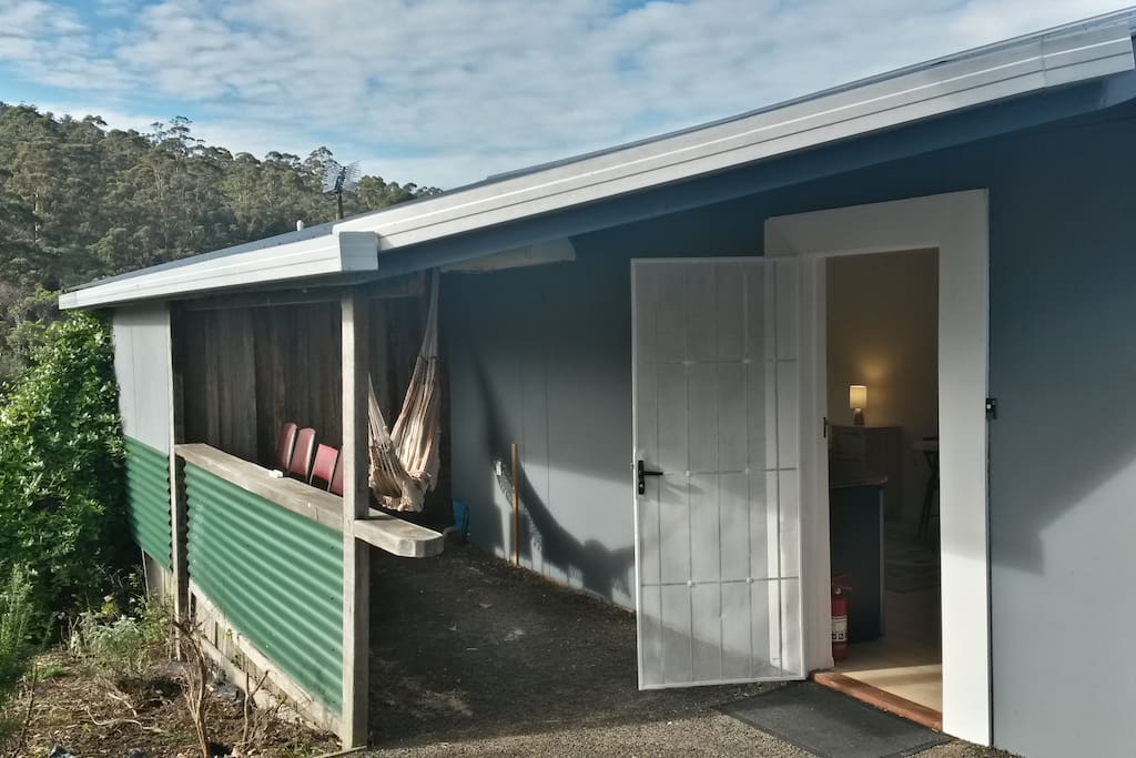 Self-contained studio with countryside views