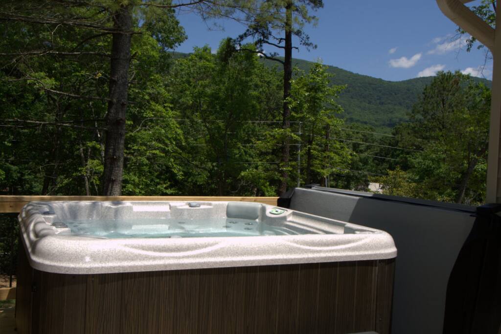 View from the hot tub