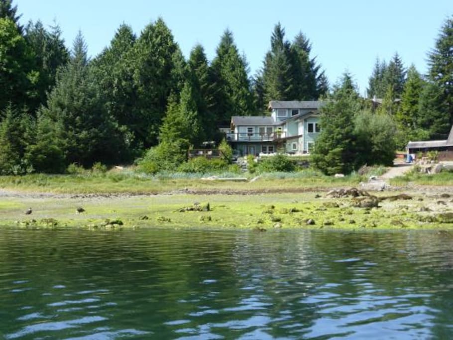 View of the home from the Water