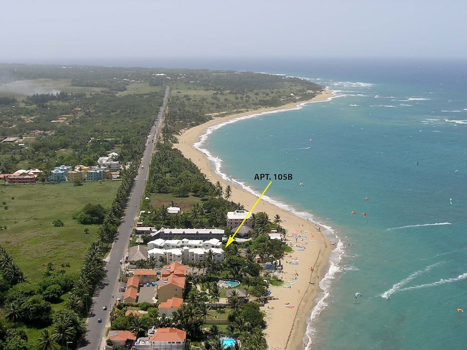 Here you see the exact location of the Studio 105B.