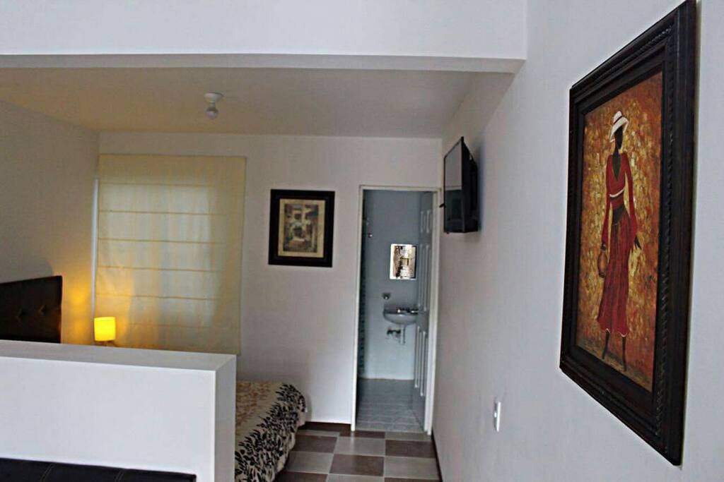 Habitaciones con decoracion y Tv de 32" led con 180 canales de paga
