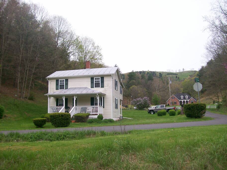 Open views surround the house.