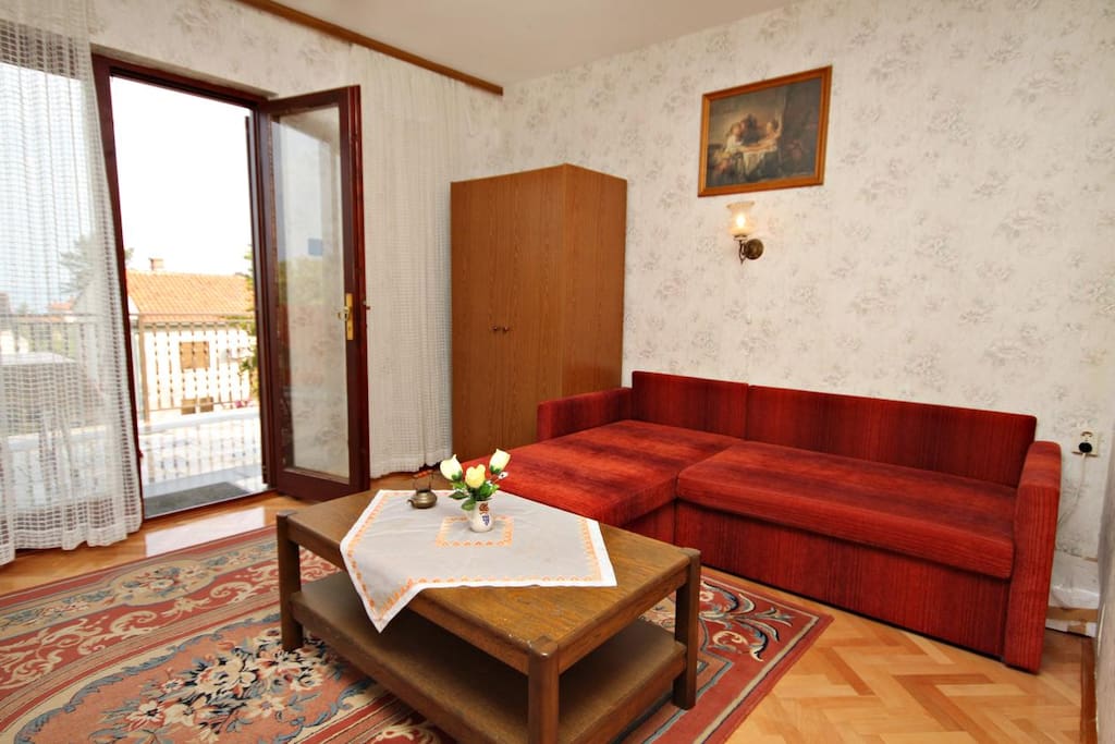 Living room, Surface: 15 m²