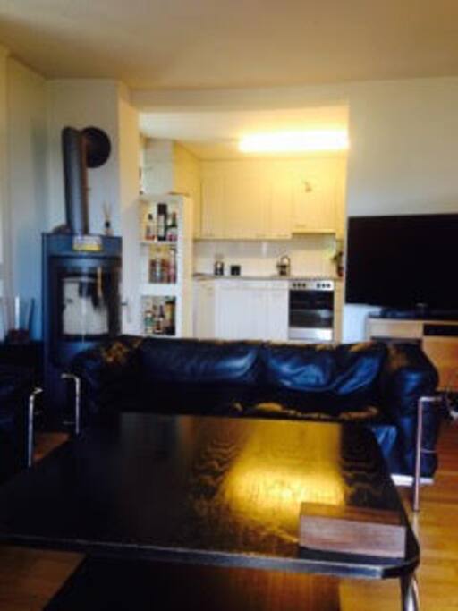 Living room and kitchen (photo 1)