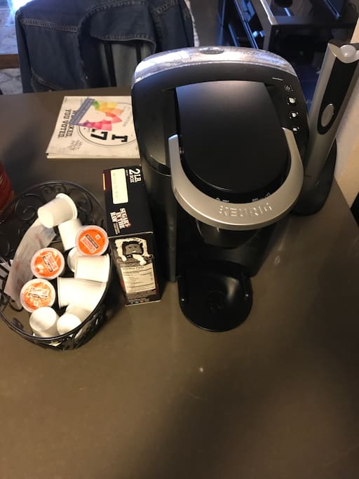 Keurig with coffee