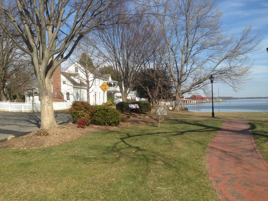 Side of House with Park and Harbor